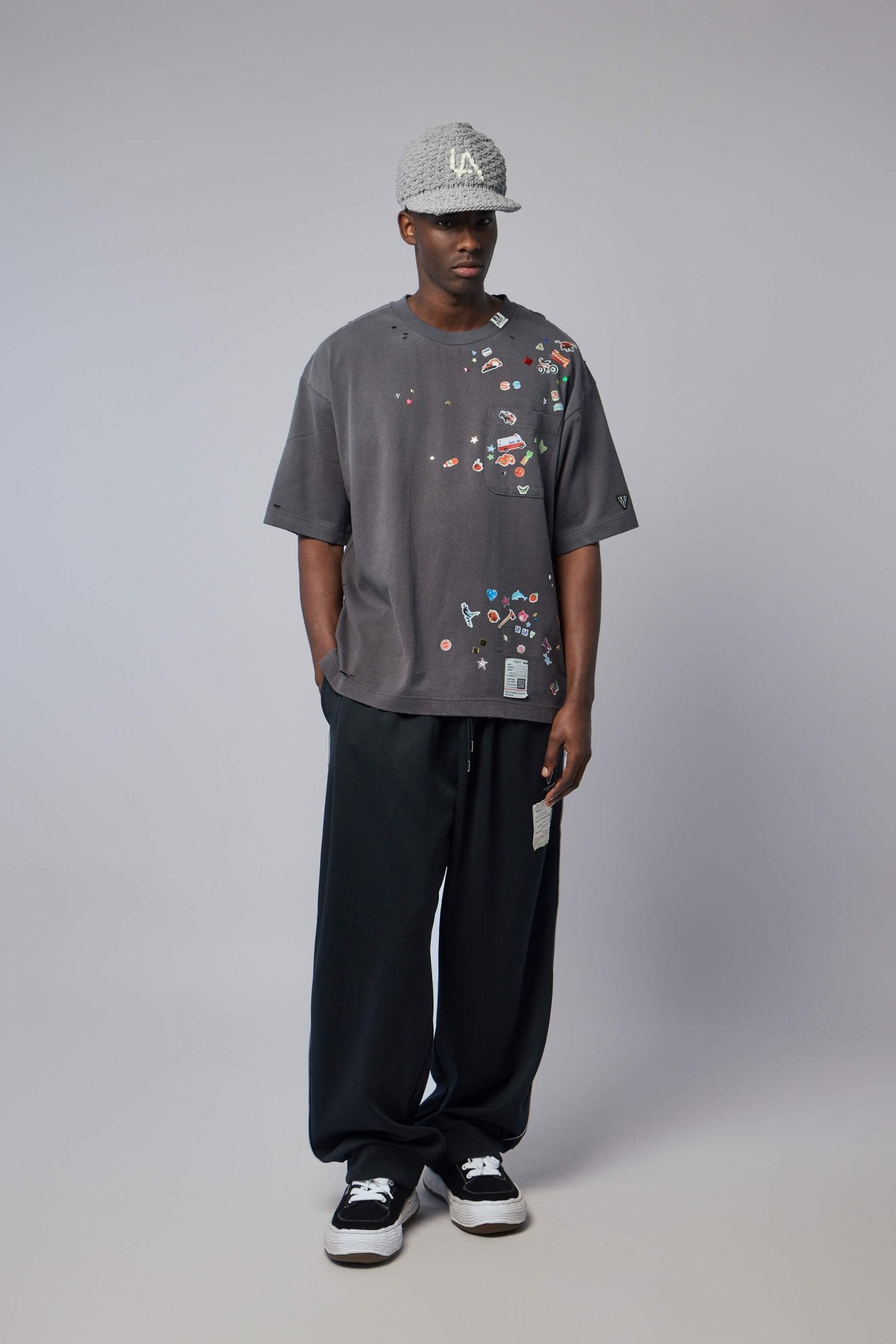 Sticker Print T-shirt