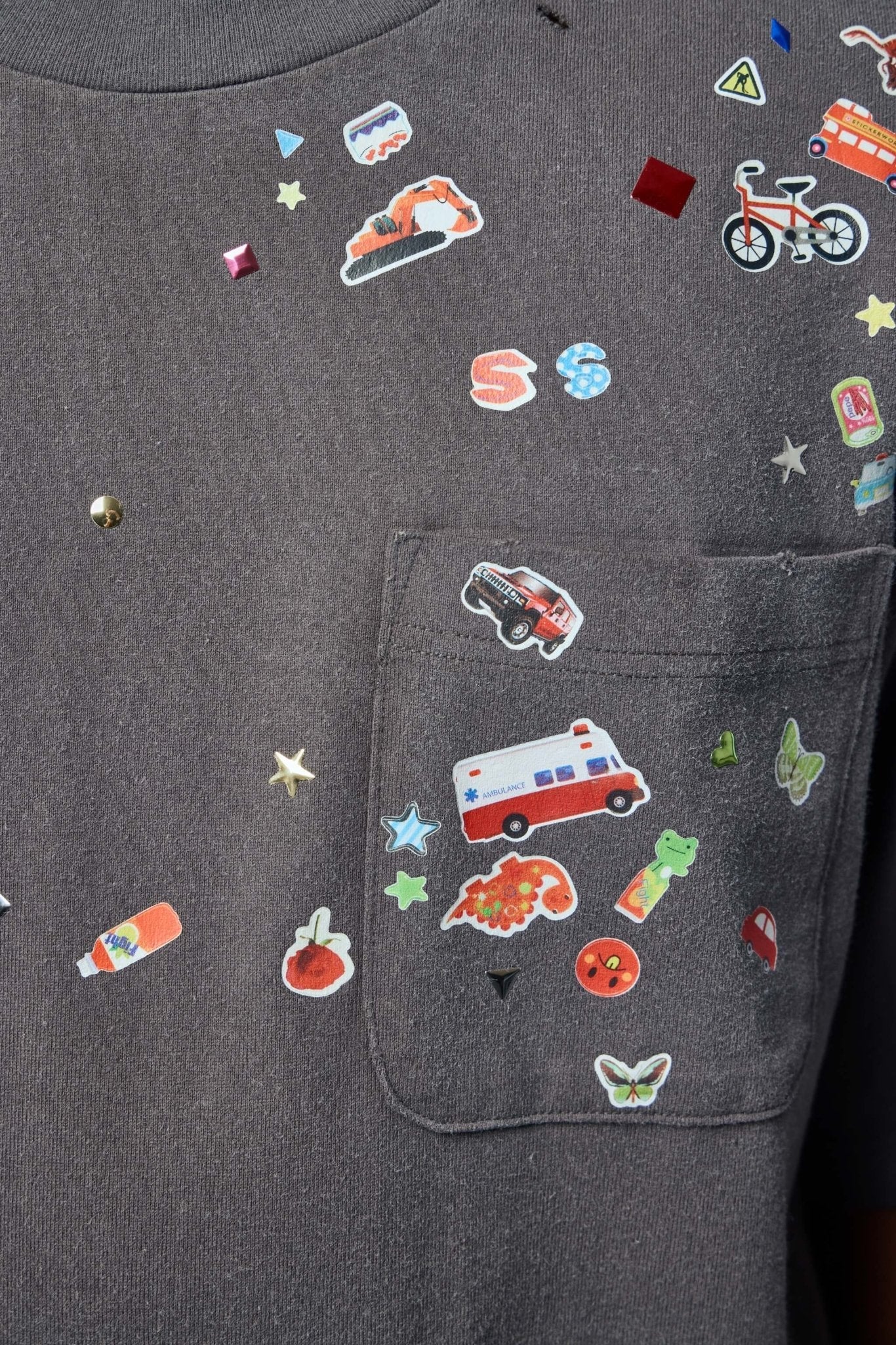 Sticker Print T-shirt