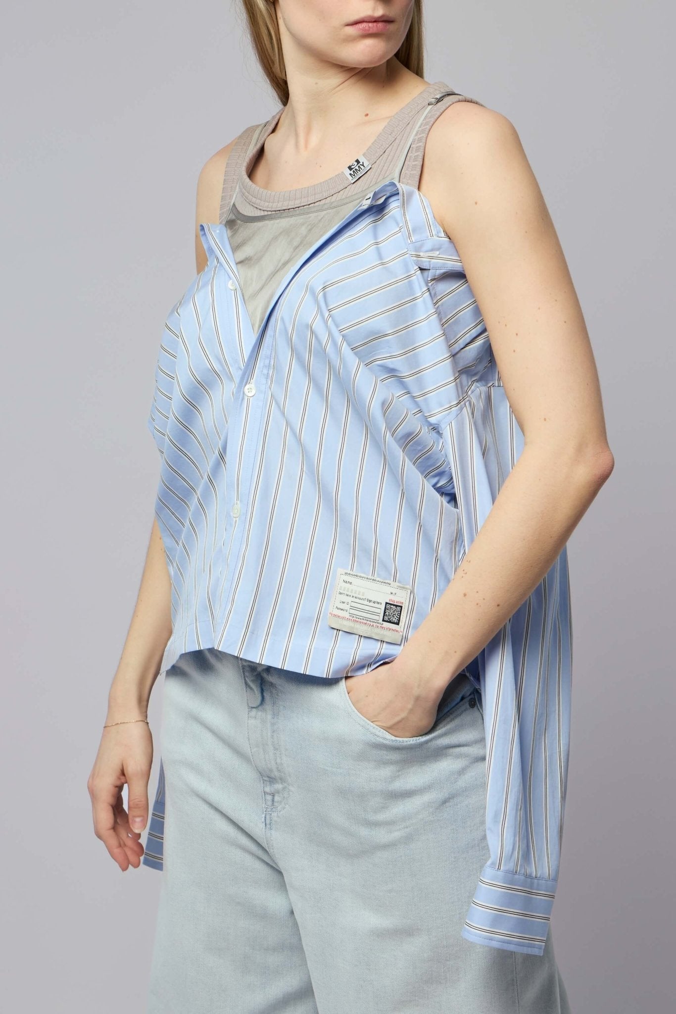 Layered Striped Shirt