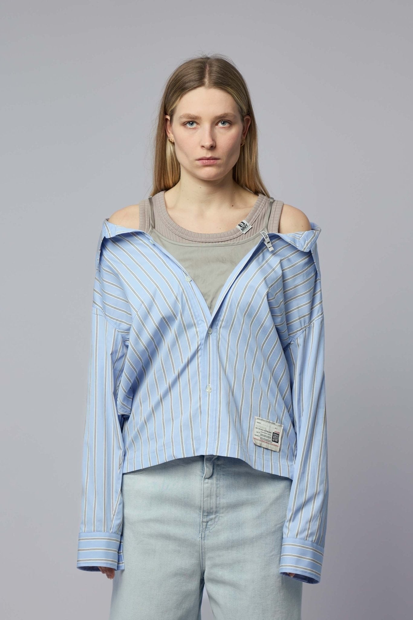 Layered Striped Shirt