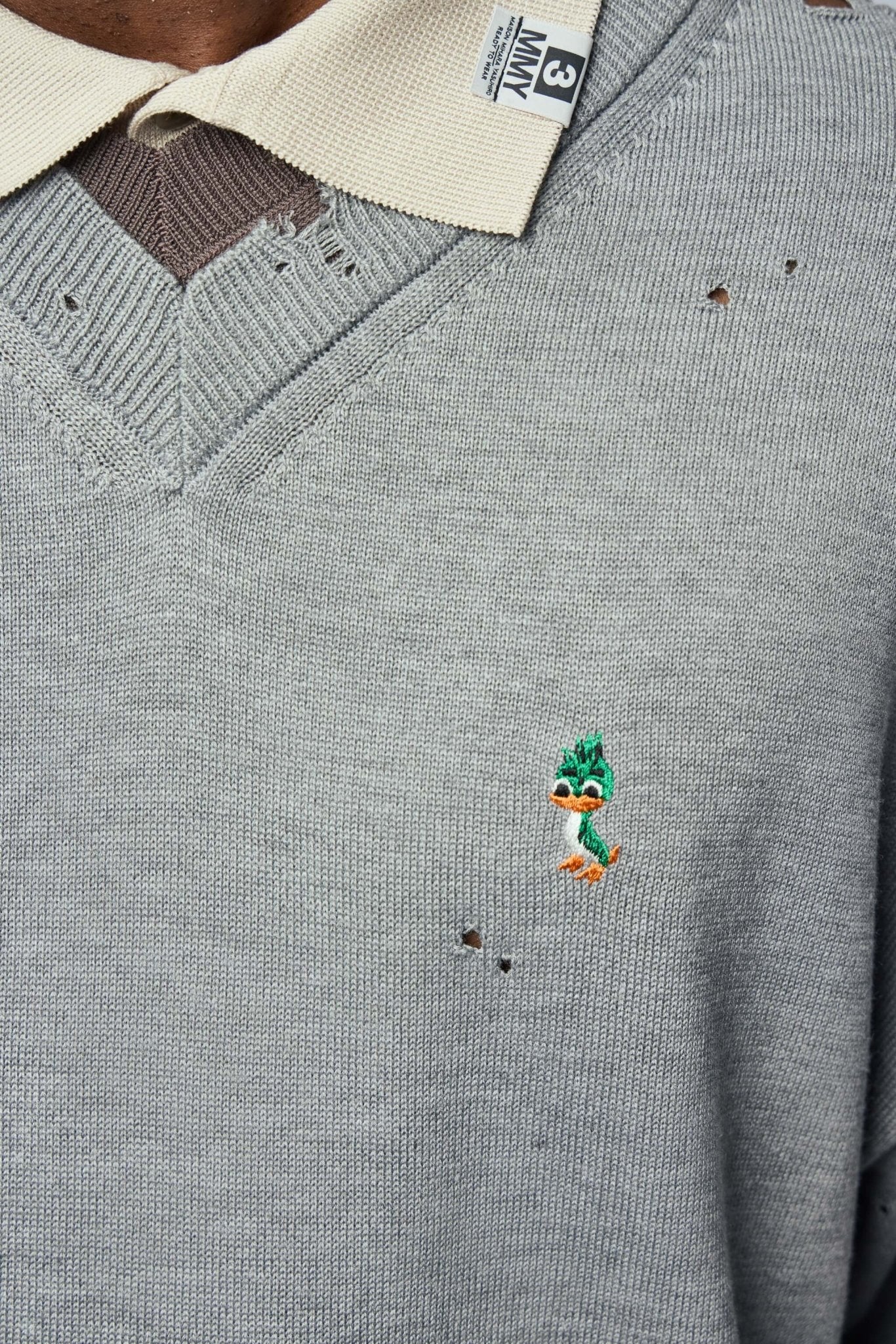 Triple Layered Knit Pullover