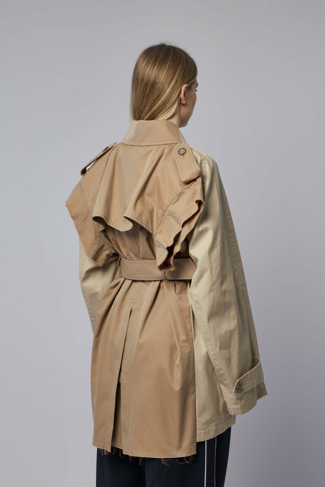 Vest Combined Balmacaan Coat