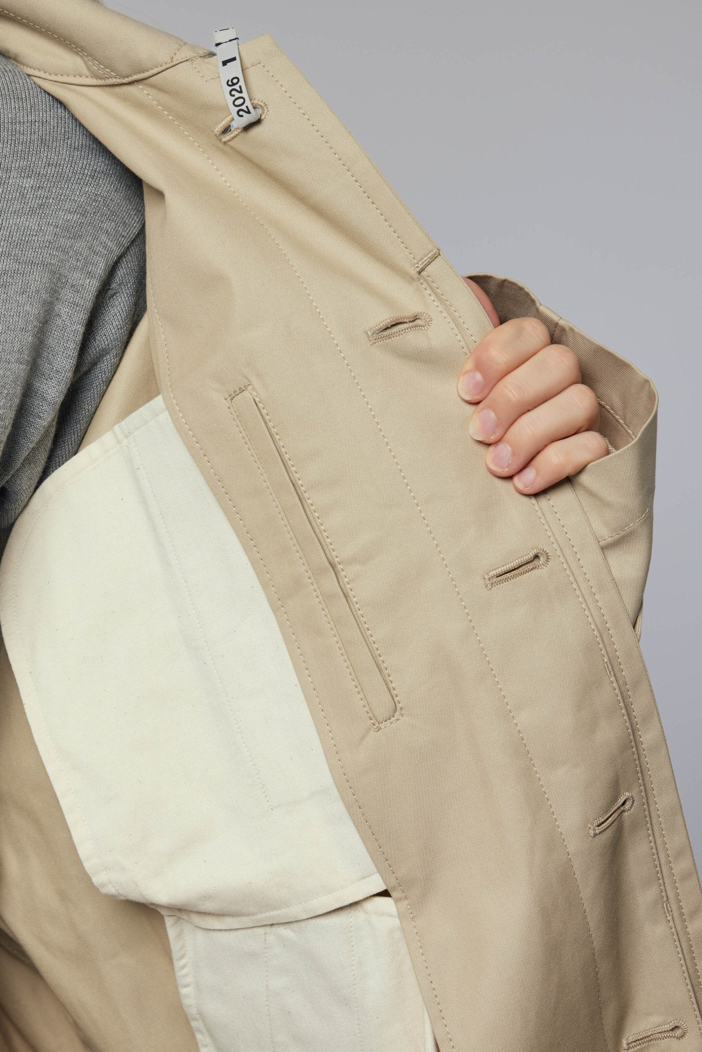 Vest Combined Balmacaan Coat