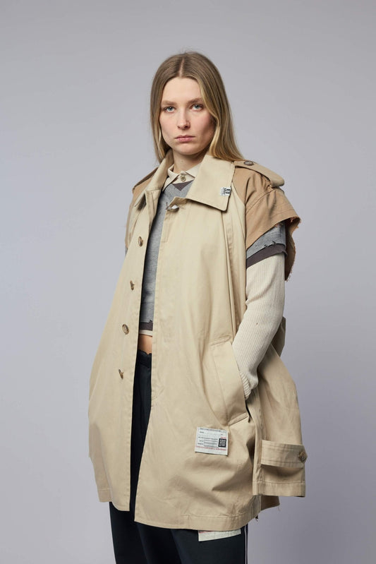 Vest Combined Balmacaan Coat