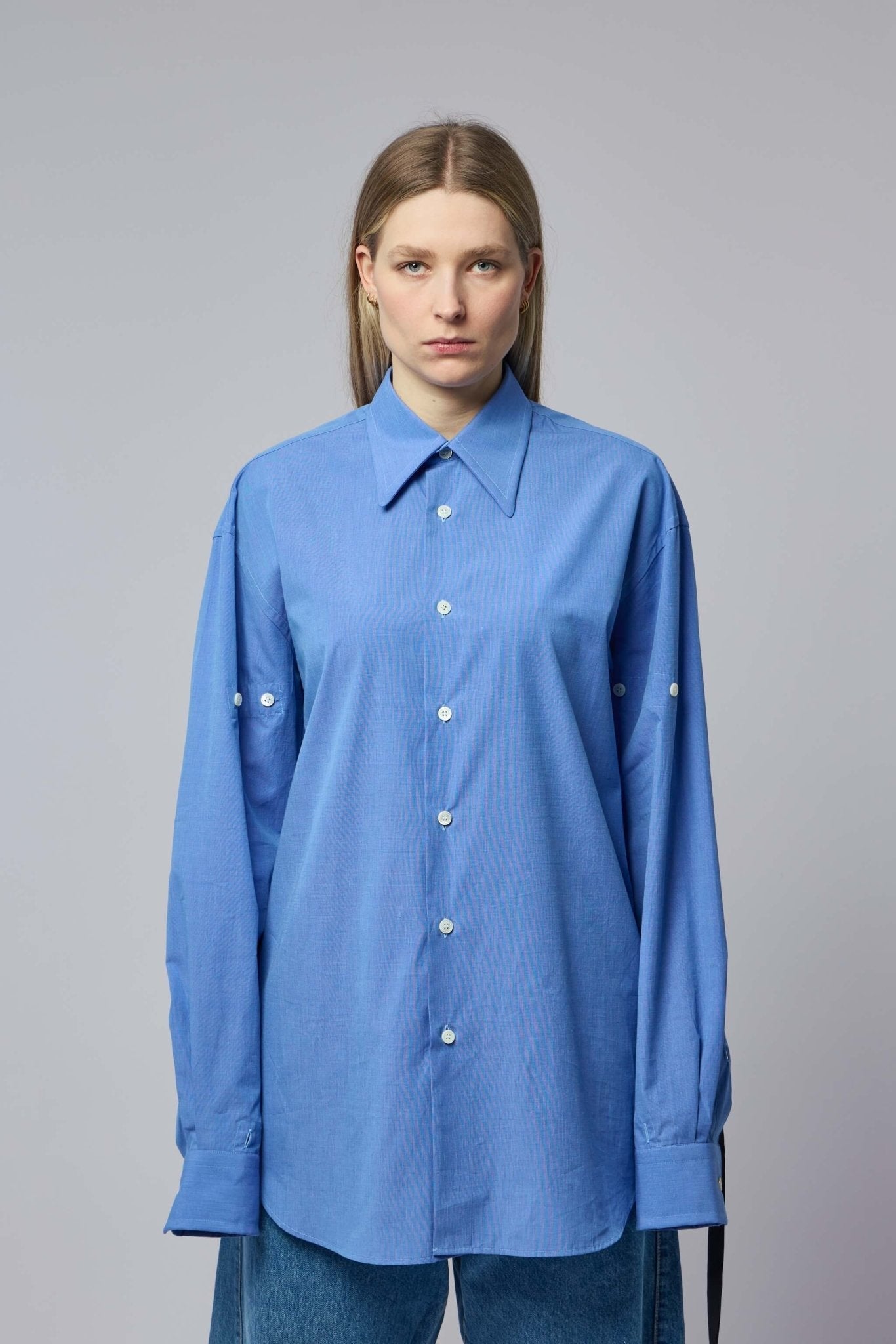 Classic Fold up Sleeve Shirt