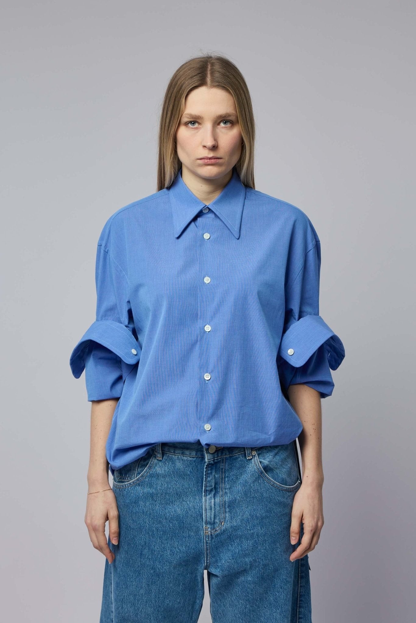 Classic Fold up Sleeve Shirt