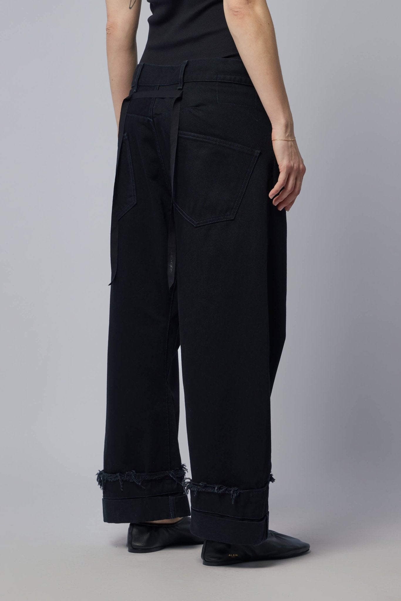 Oversized Denim Trousers