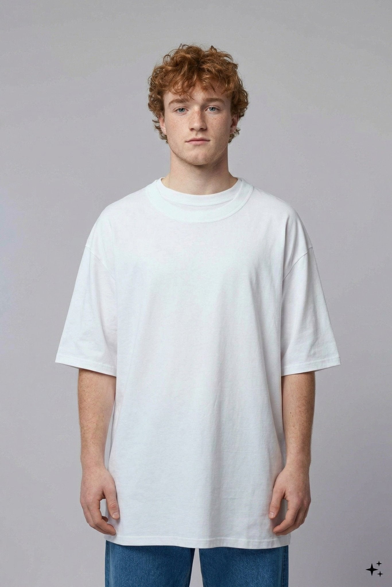 Oversized Double Collar T-shirt