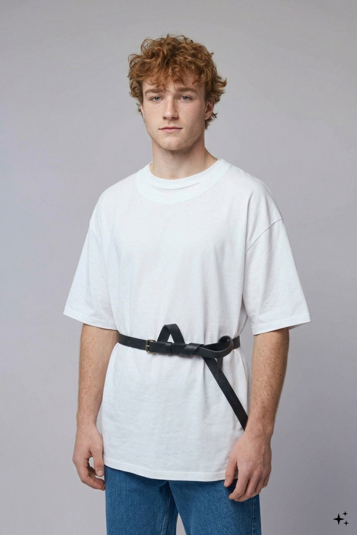 Oversized Double Collar T-shirt