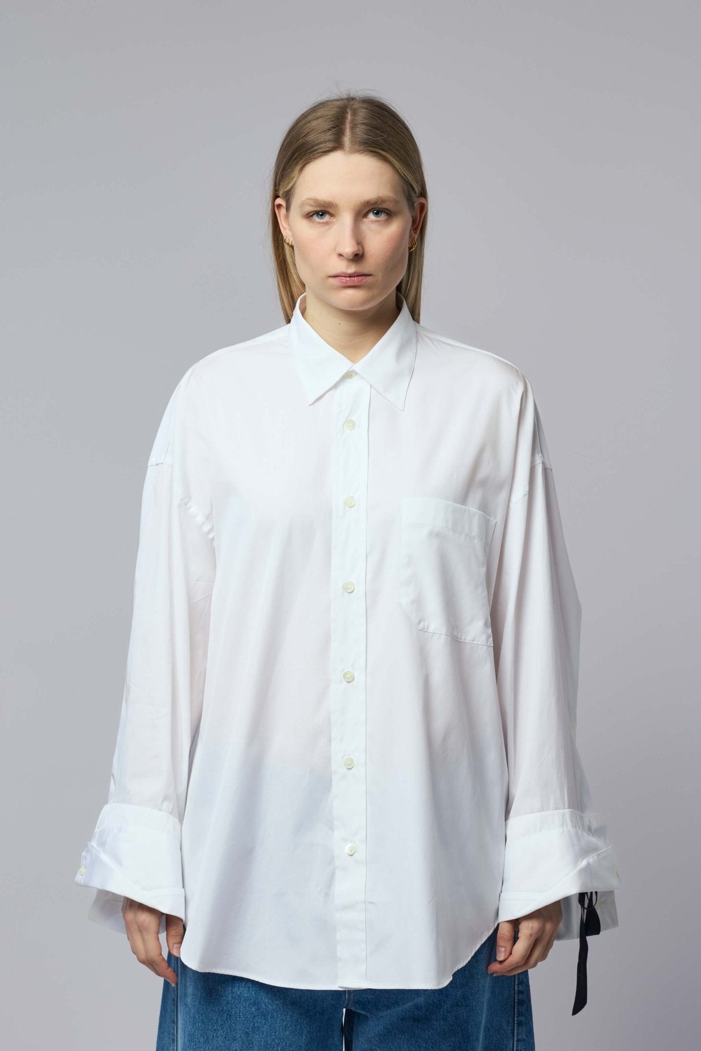 Buttoned Patterned Shirt