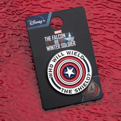 The Falcon and the Winter Soldier – Who Will Wield the Shield Pin Badge