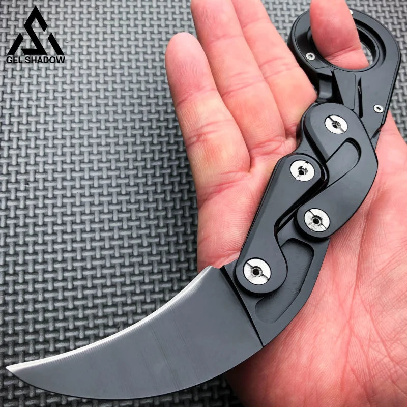 Mechanical folding Karambit Knife-GS41