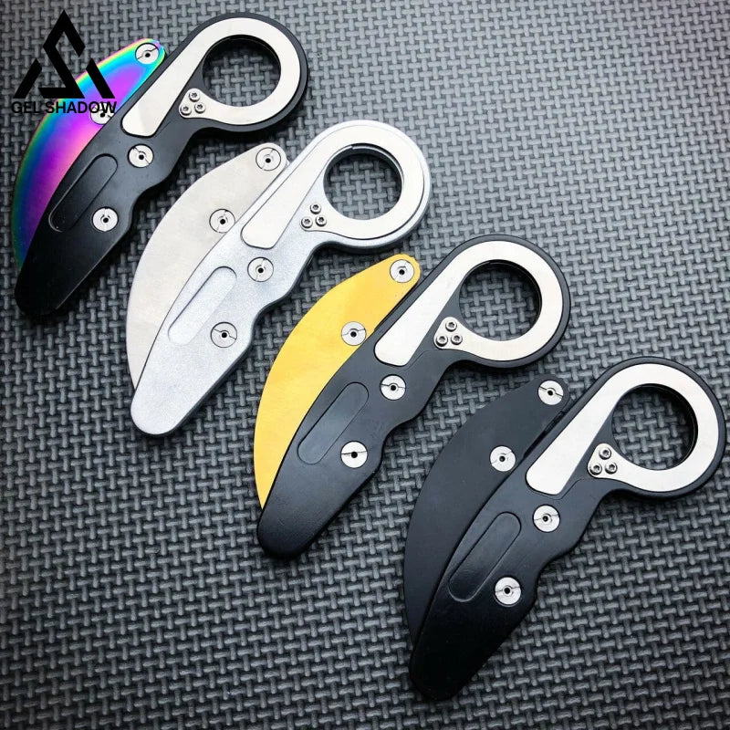 Mechanical folding Karambit Knife-GS41