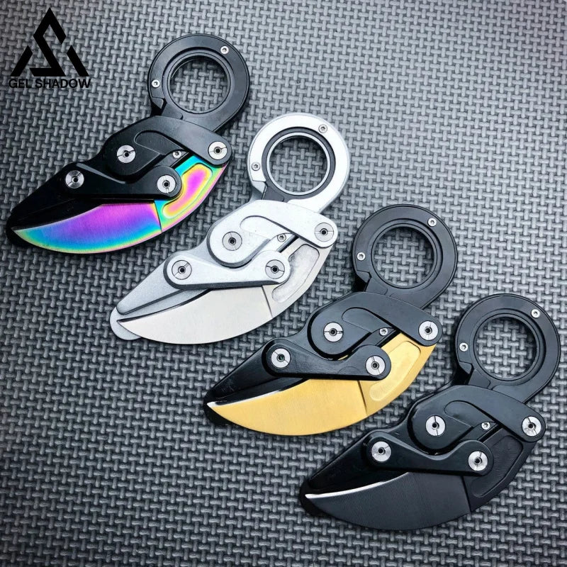 Mechanical folding Karambit Knife-GS41