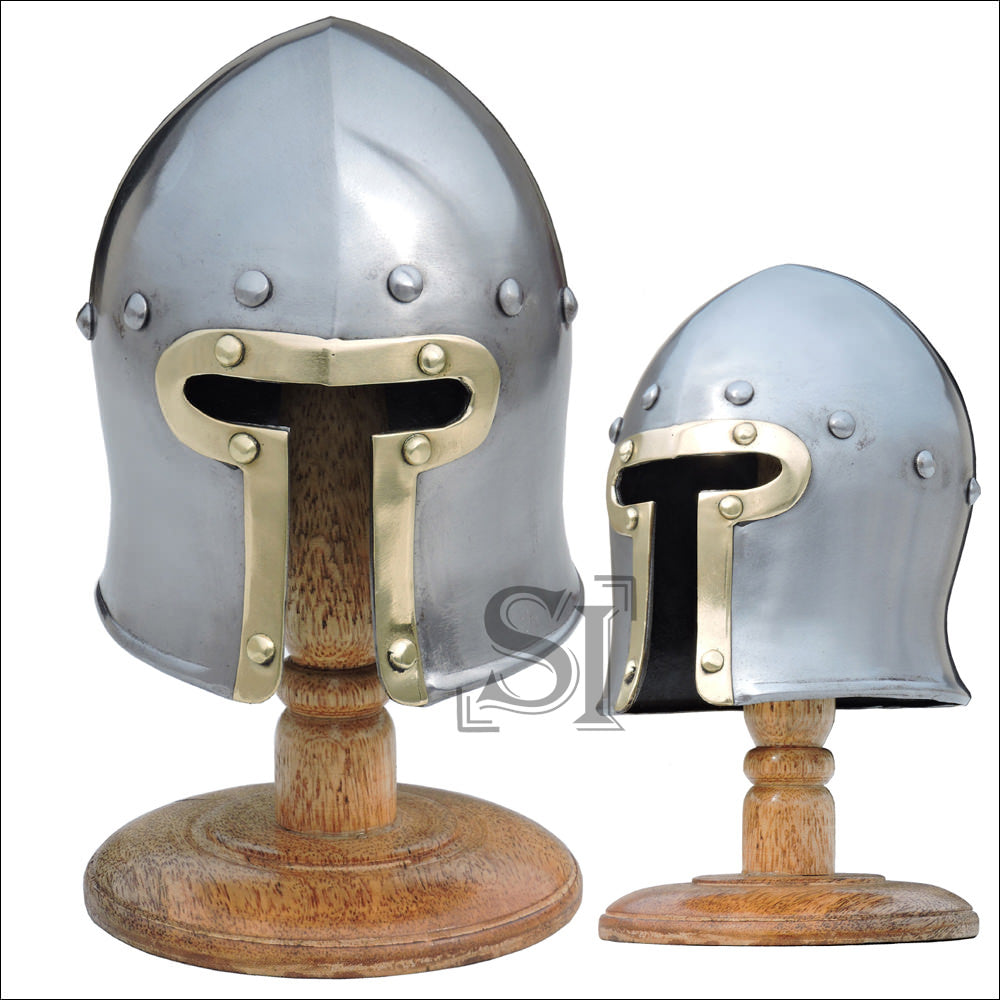 Barbute Miniature Helmet With Stand