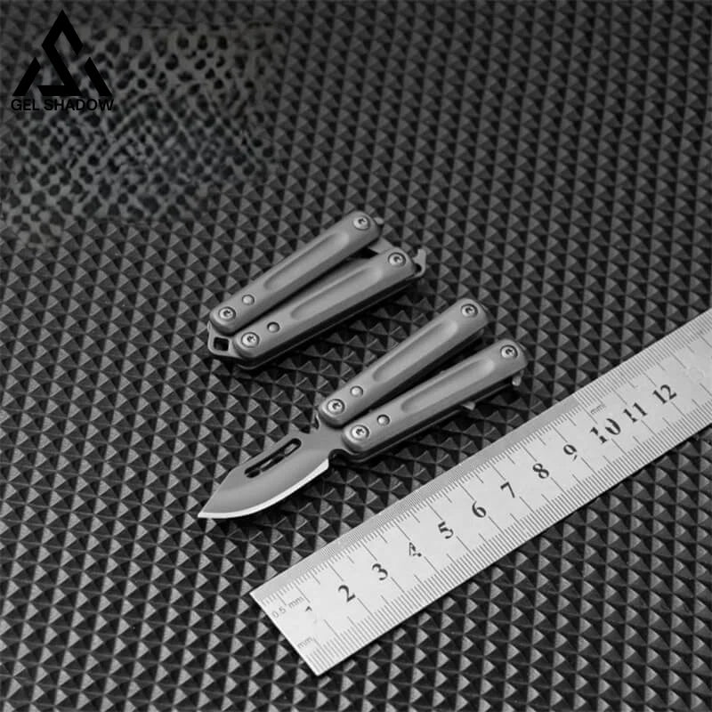 Titanize Mini Butterfly Knife Keychain-GS116