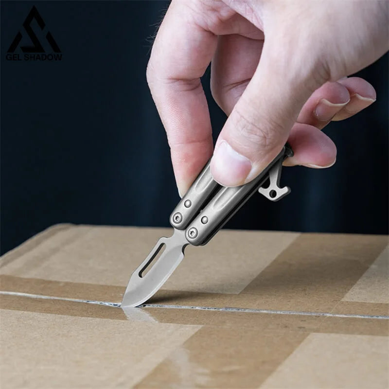 Titanize Mini Butterfly Knife Keychain-GS116