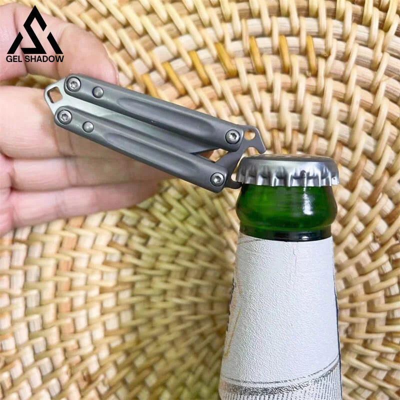 Titanize Mini Butterfly Knife Keychain-GS116