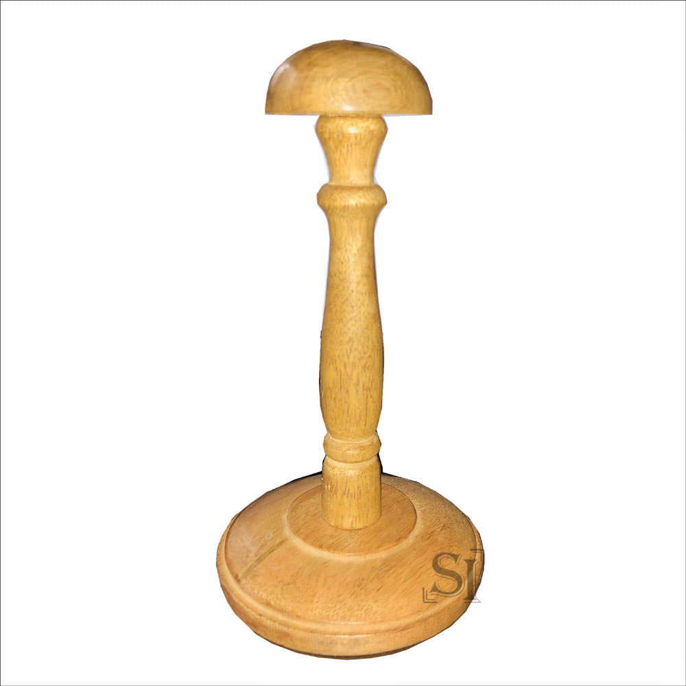 Mini Helmet Wooden Display Stand