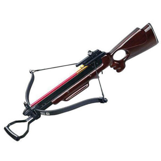 150 lbs Recurve Open Frame Wood Stock Rifle Crossbow
