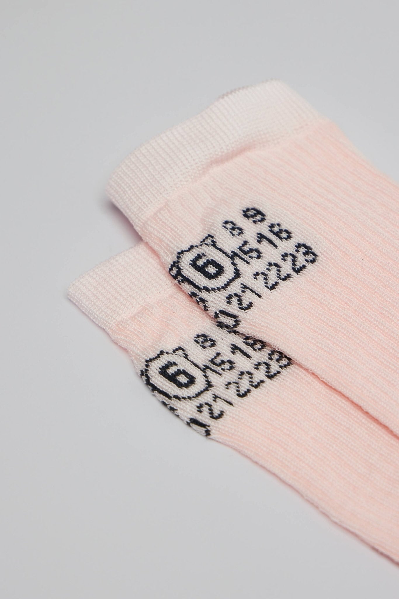 Numbering Logo Knee High Socks