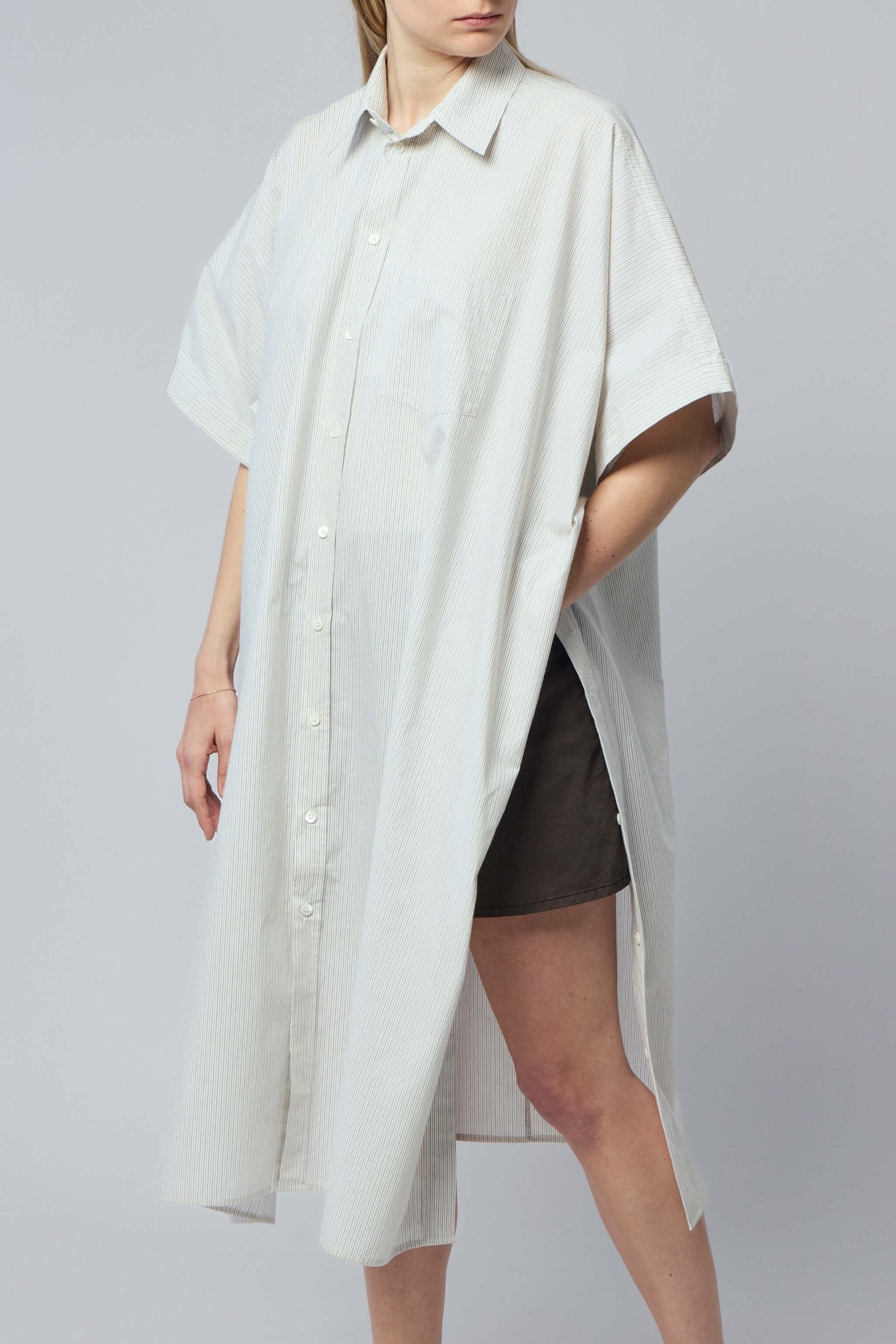 Long-sleeve Midi Dress