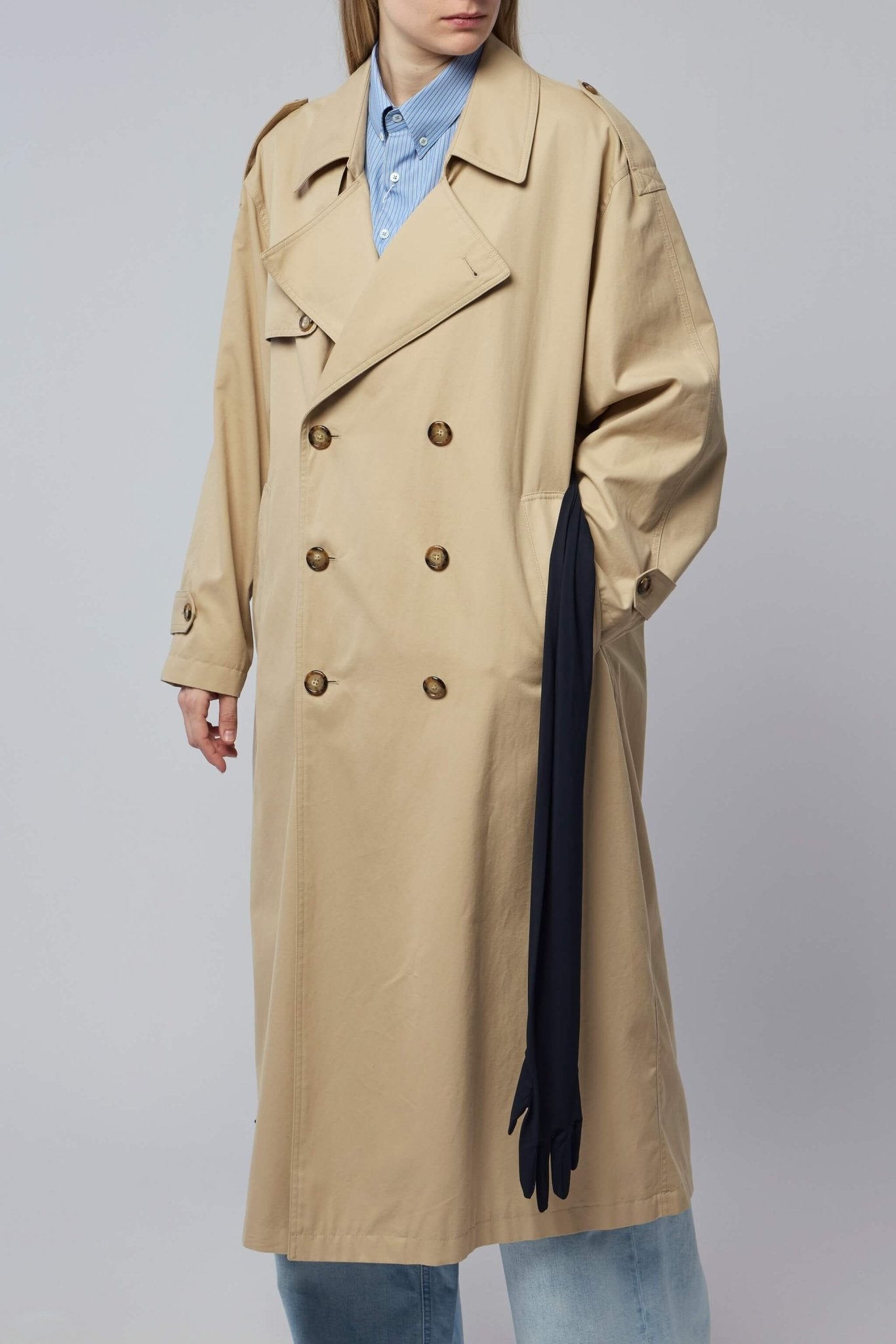 Glove Belted Trench Coat