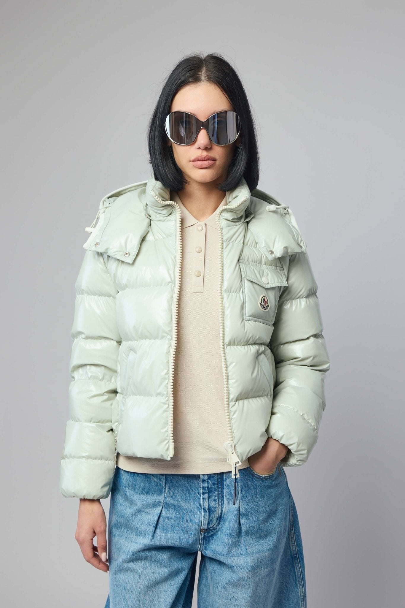 Andro Hooded Short Down Jacket