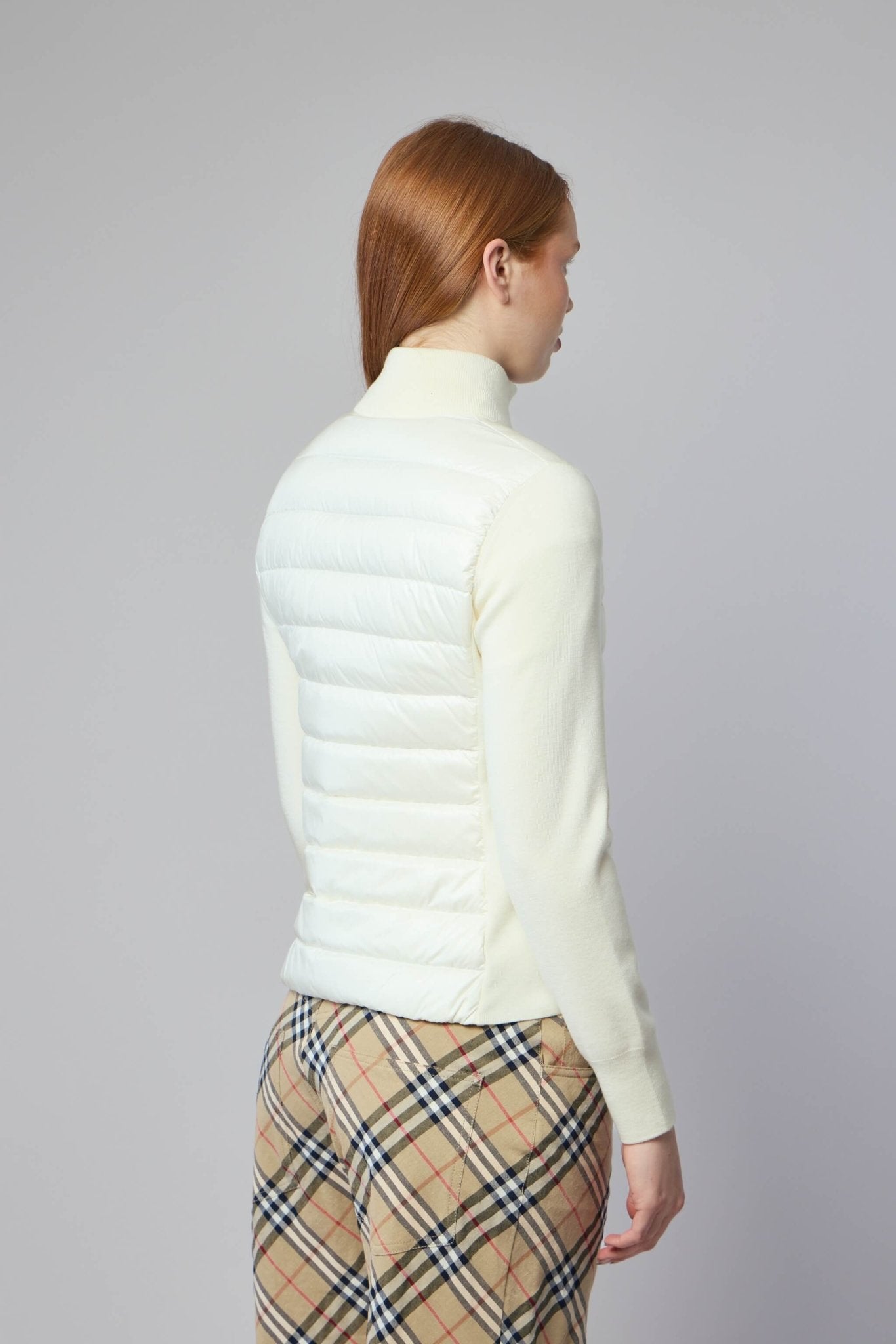 Padded Knit Cardigan