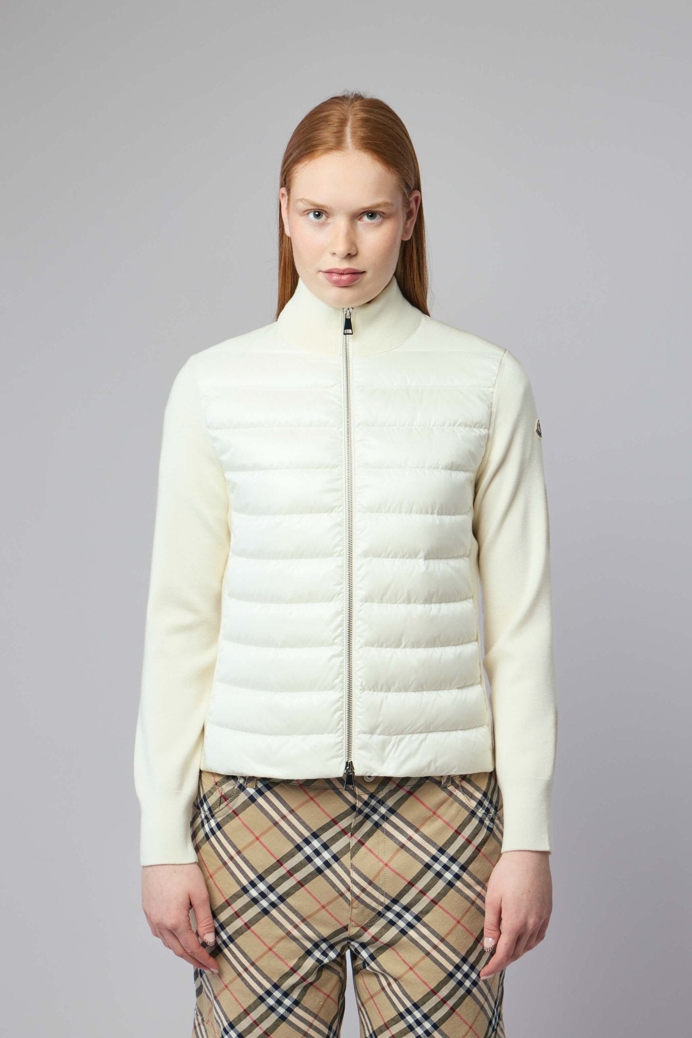 Padded Knit Cardigan