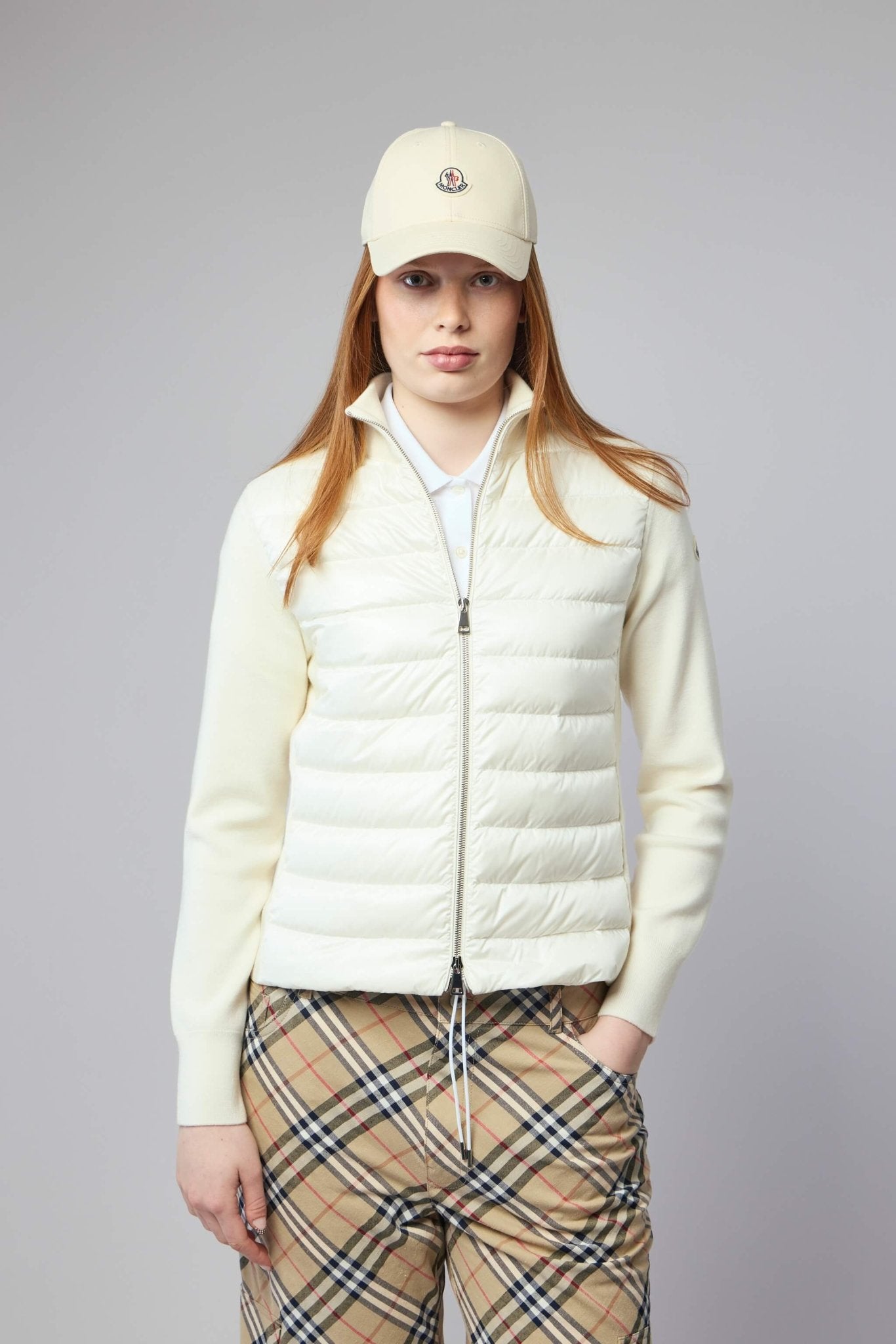 Padded Knit Cardigan