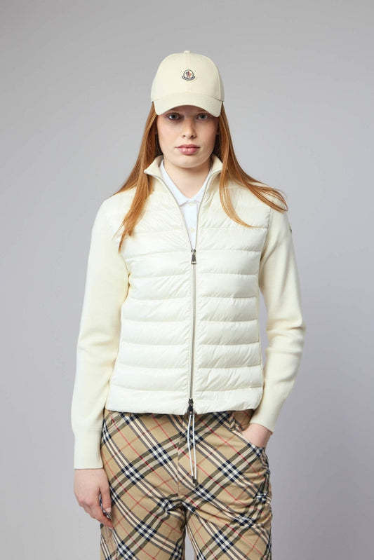 Padded Knit Cardigan