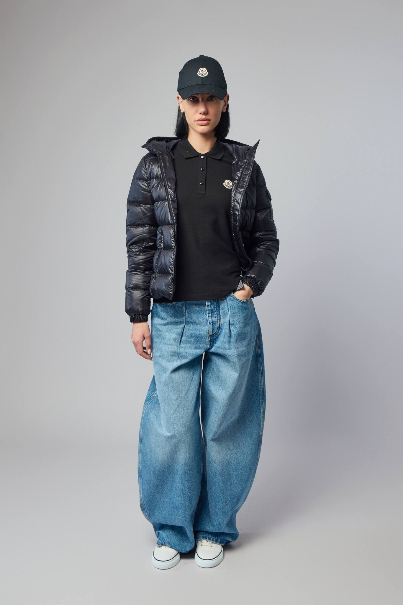 Glesse Hooded Short Down Jacket