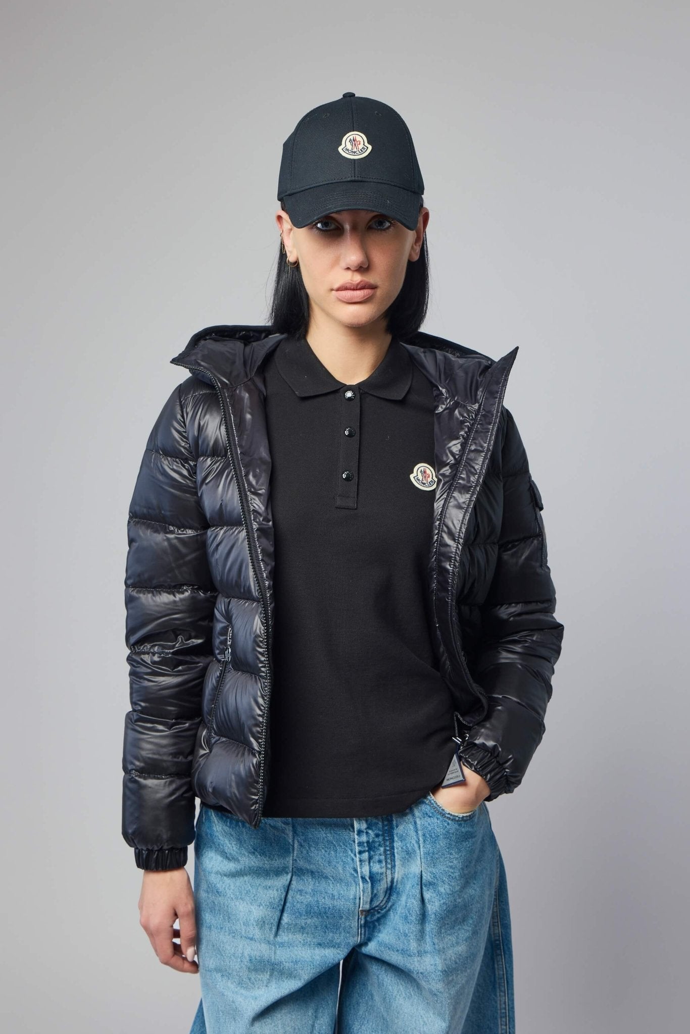 Glesse Hooded Short Down Jacket