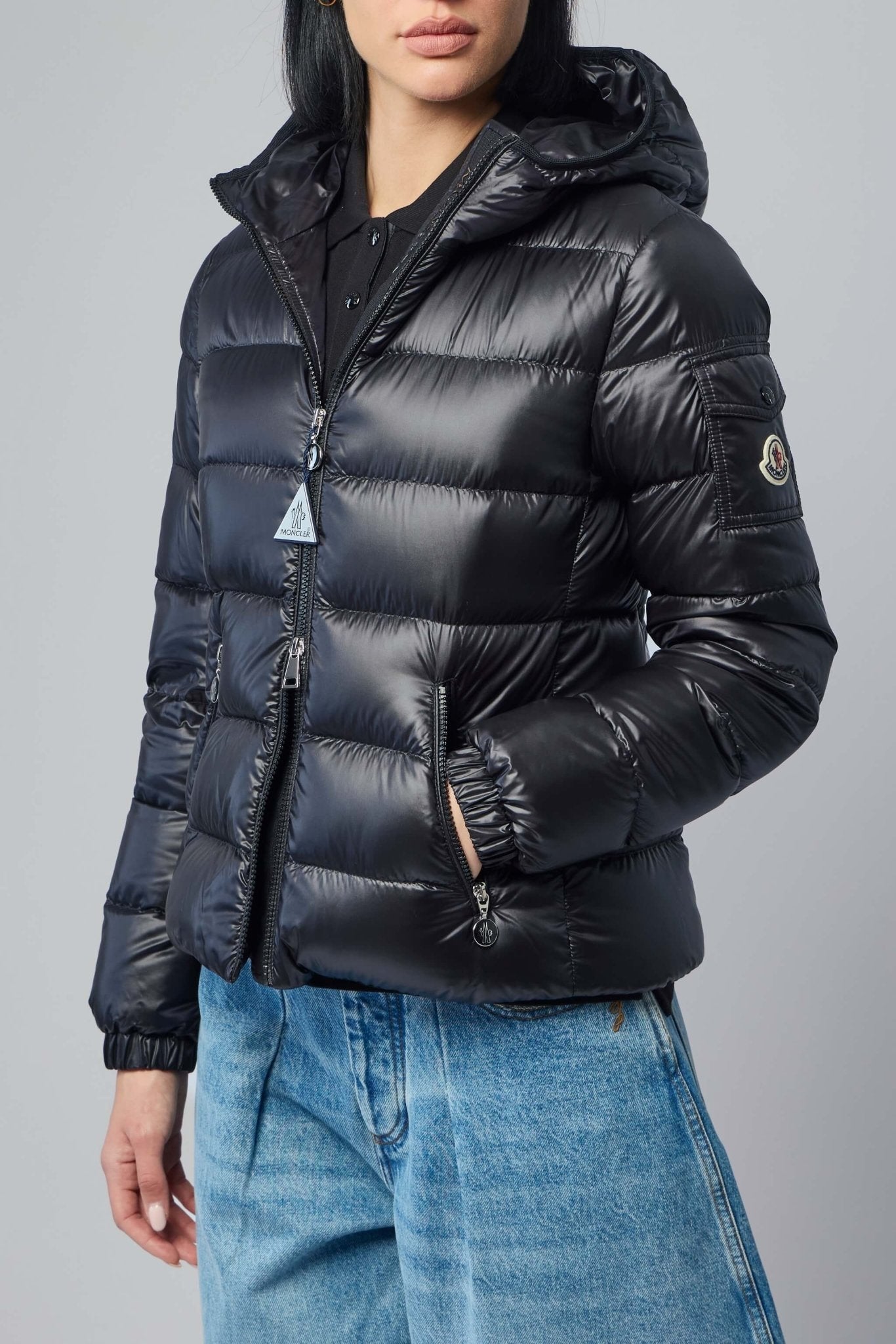 Glesse Hooded Short Down Jacket