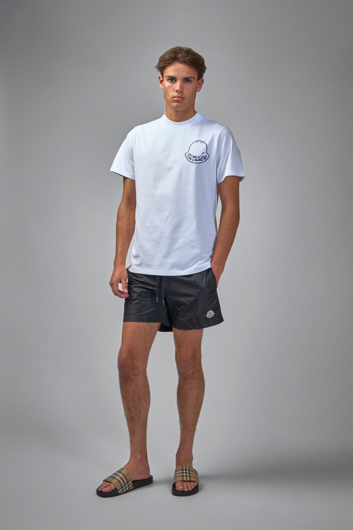 Logo Patch Swim Shorts
