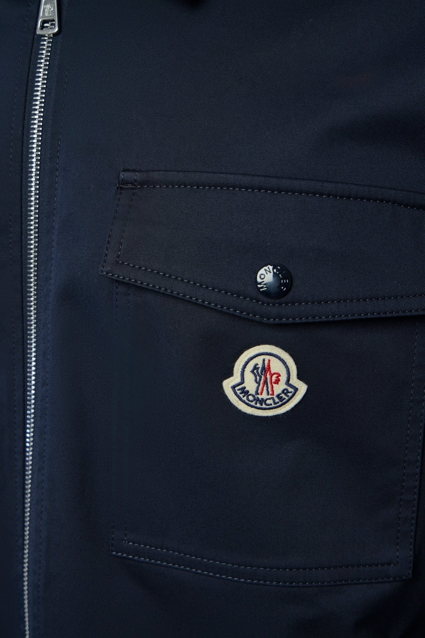 Cotton Blend Gabardine Shirt Jacket