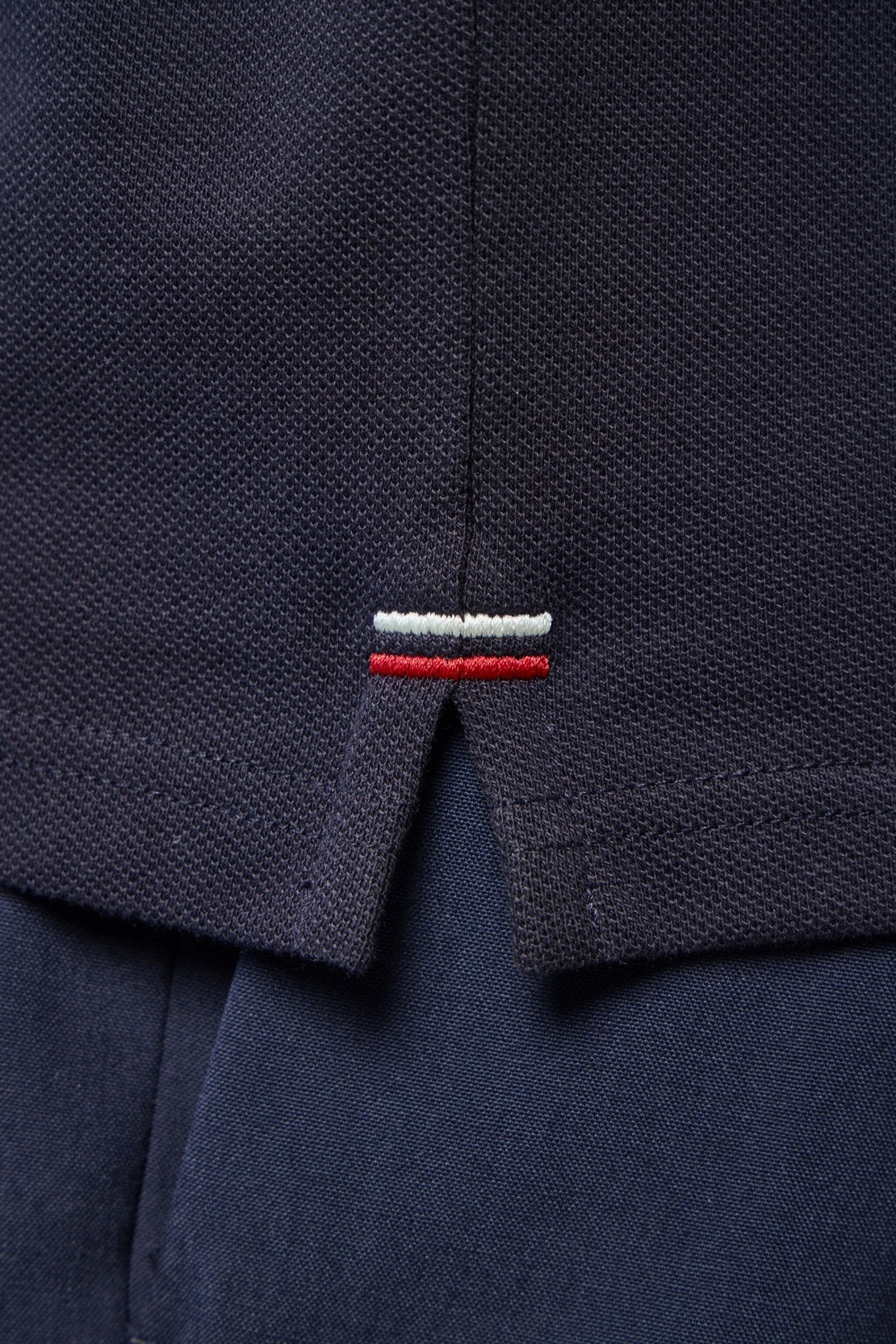 Logo Patch Cotton Piquet Polo Shirt