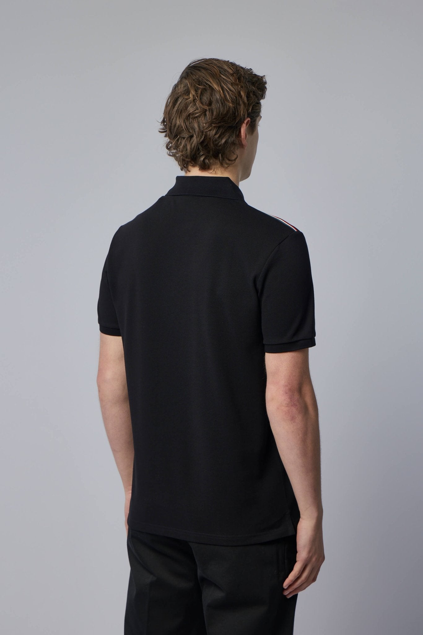 Tricolor-trimmed Cotton Piquet Polo Shirt