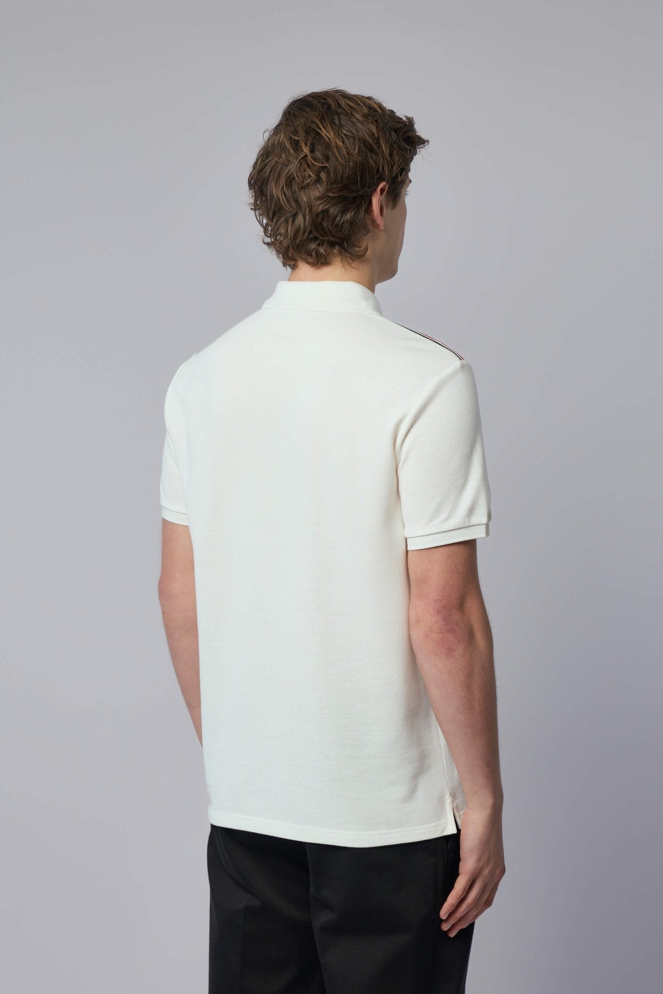 Tricolor-trimmed Cotton Piquet Polo Shirt