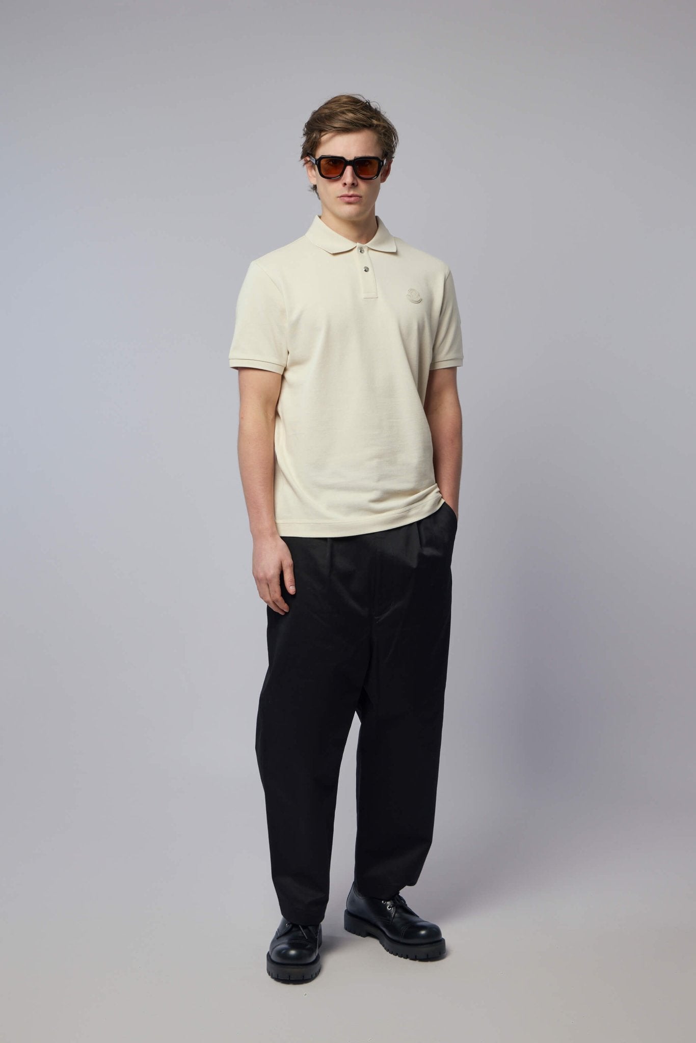 Tricolor-trimmed Cotton Piquet Polo Shirt