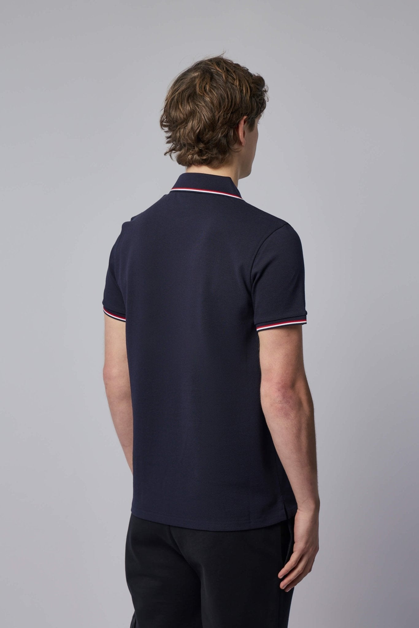 Tricolor-trimmed Cotton Piquet Polo Shirt