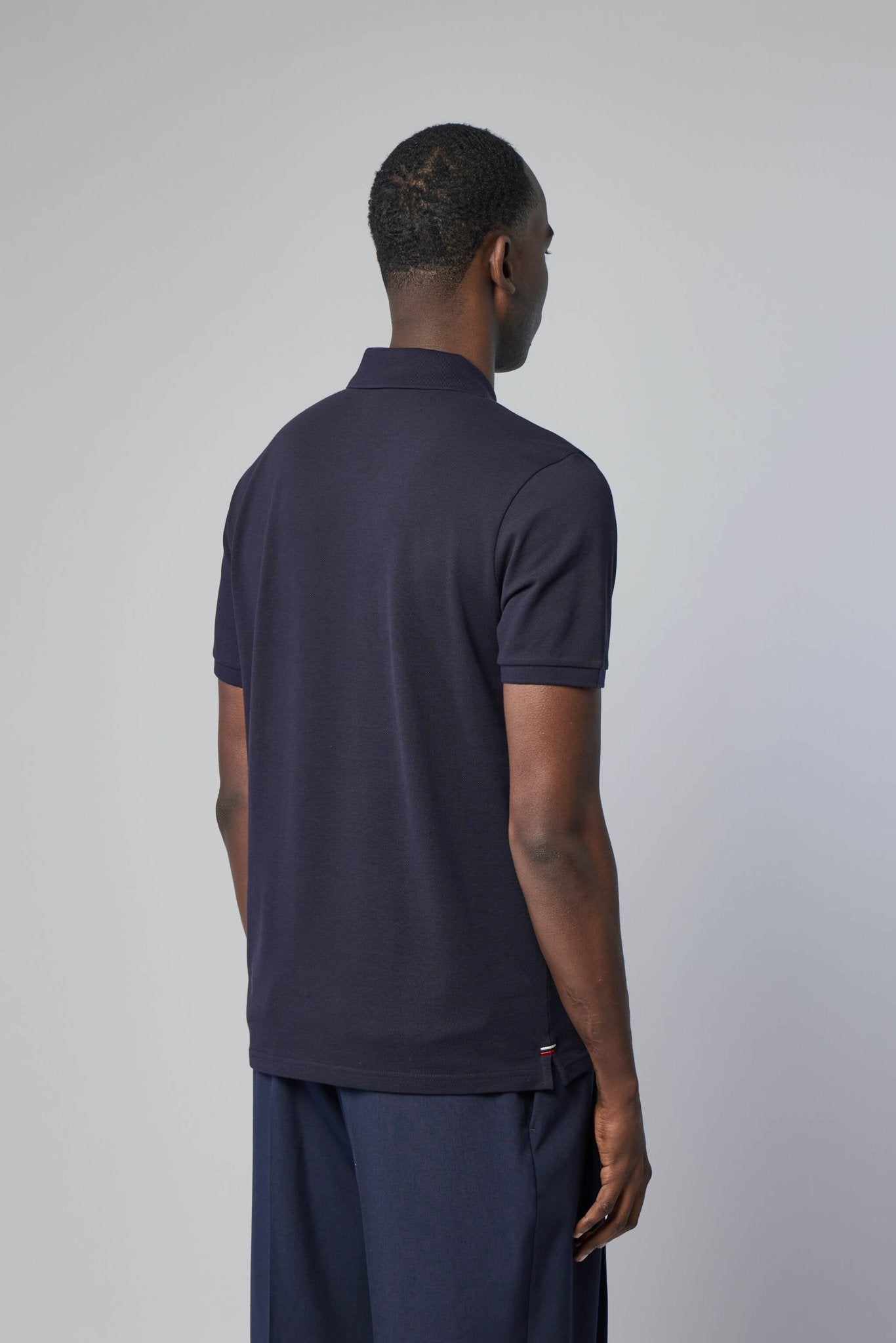 Logo Patch Cotton Piquet Polo Shirt