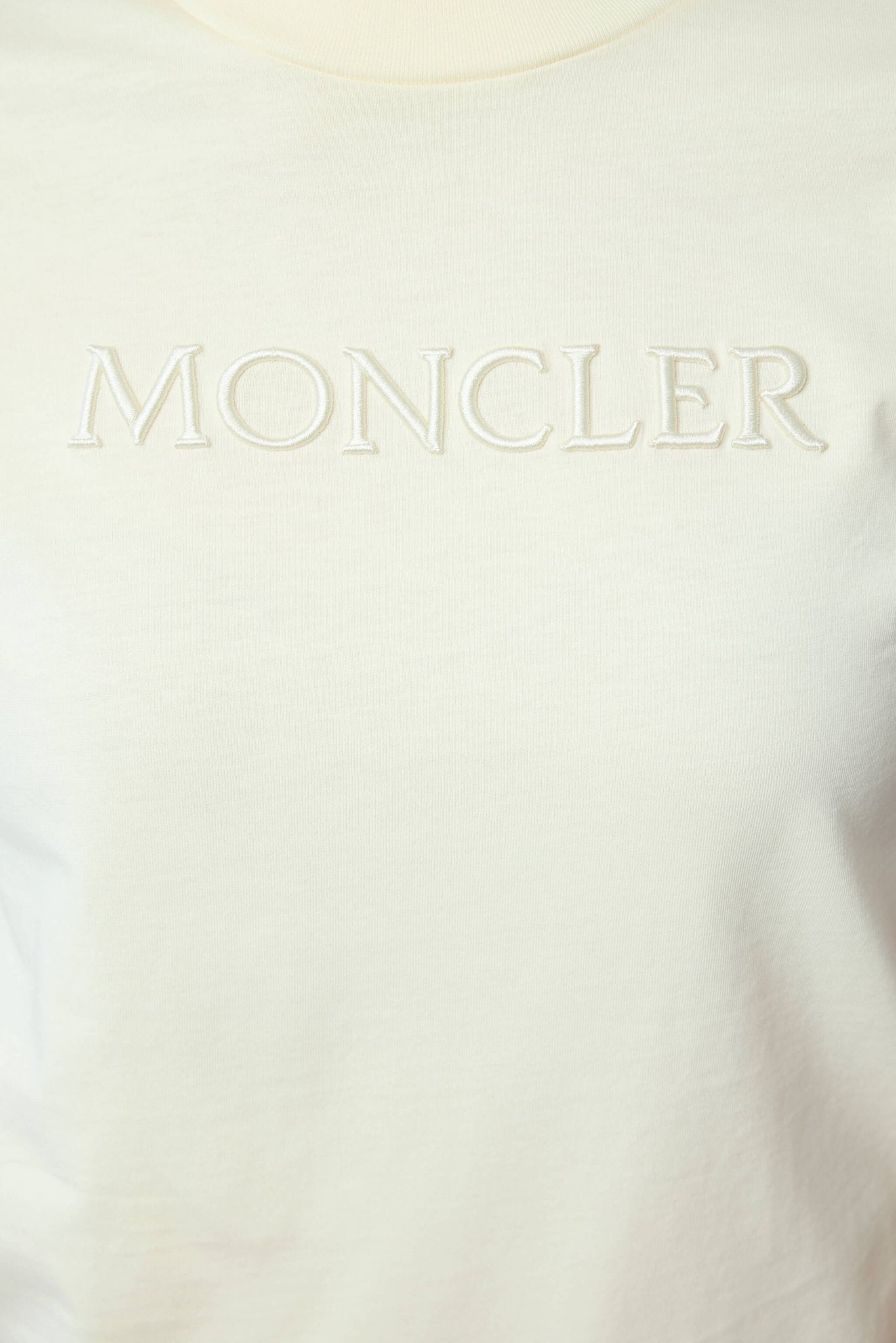 Embroidered Tonal Logo Cotton T-shirt