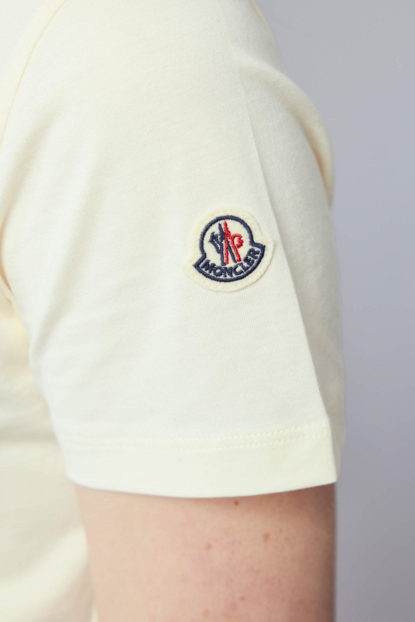 Embroidered Tonal Logo Cotton T-shirt