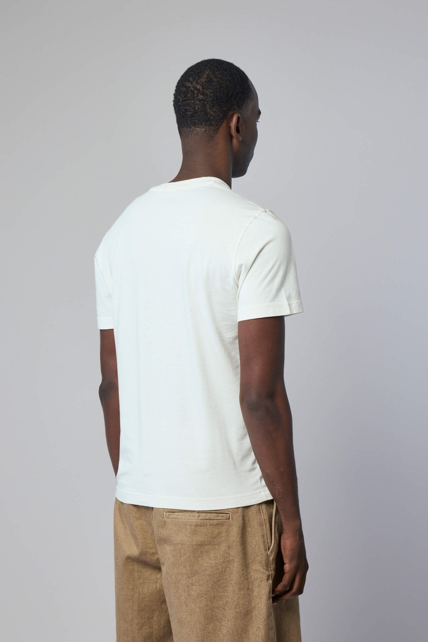 Embroidered Tricolor Logo Cotton T-shirt