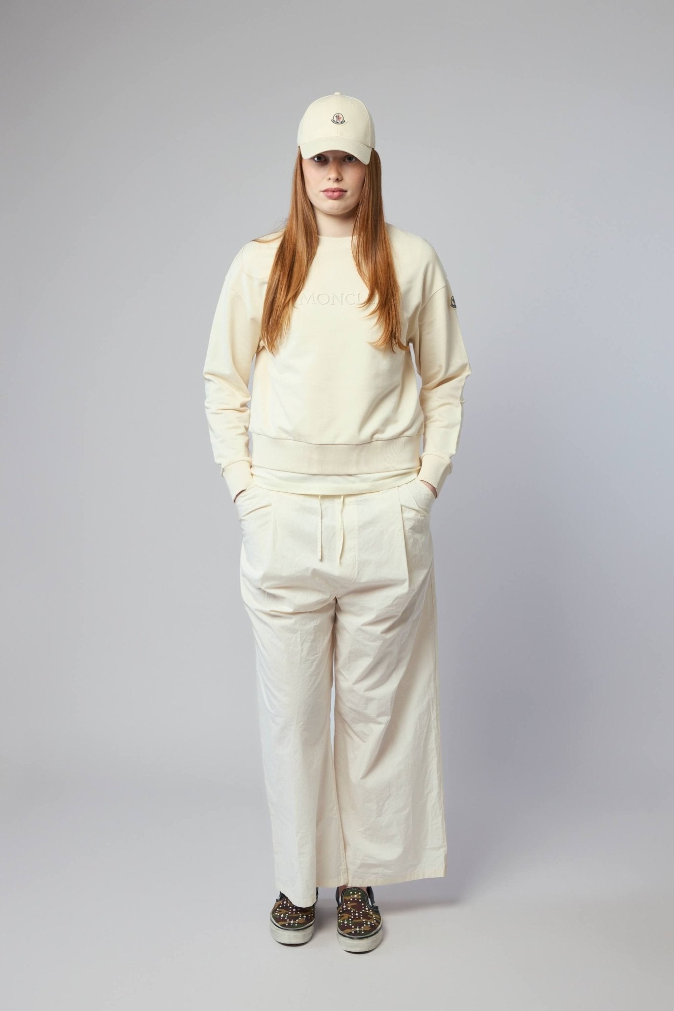 Embroidered Logo Cotton Sweatshirt