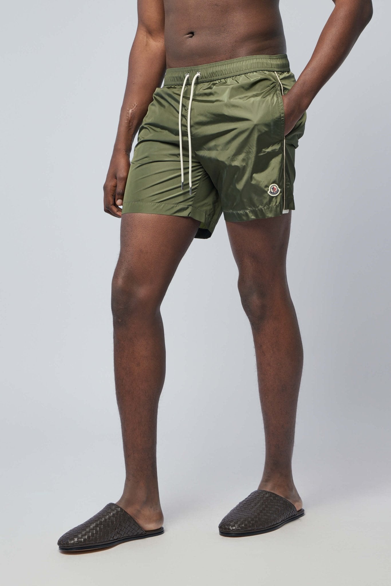 Logo Patch Swim Shorts