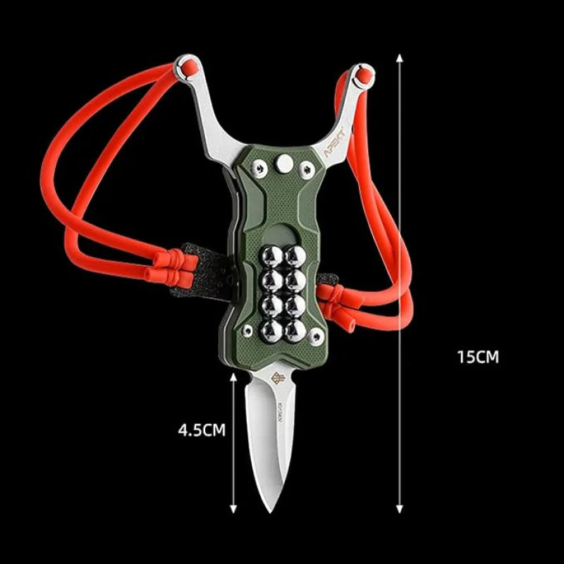Multifunctional knife slingshot G10 EDC Pocket Folding Knife-GS18