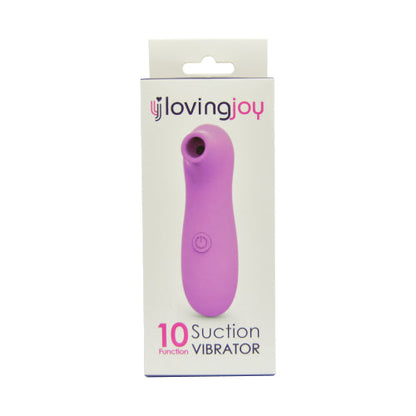 Loving Joy Clitoral Suction Vibrator – 10 Function Travel Vibrator